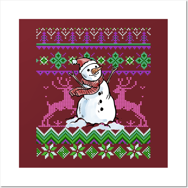 Ugly Sweater Style Print Wall Art by letnothingstopyou